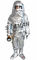 Marine Fire Fighting Equipment / Aluminium Foil Composite Fabric Heat Isolasi Fireman Protective Suit