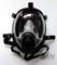Fire Fighting Silicone Full Face Masker Gas Untuk Aparatus Pernapasan SCBA Face Mask