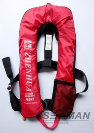 EN ISO12402-3 CE 150N Inflatable Life Jacket Vest Dewasa Dengan Keselamatan Harness &amp;amp; Lifeline