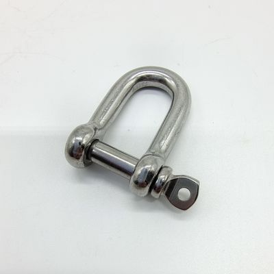 Yacht 4mm Stainless Steel AISI304 AISI306 Dee Shackle Tipe Eropa