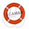 4kgs 720mm CCS / EC Cert Life Preserver Ring Marine Lifebuoy Dengan Rescue Line Reflective Tape