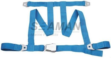 4 Point Lifeboat Safety Belt untuk Tahan Stainless Steel Polipropilen Buckle