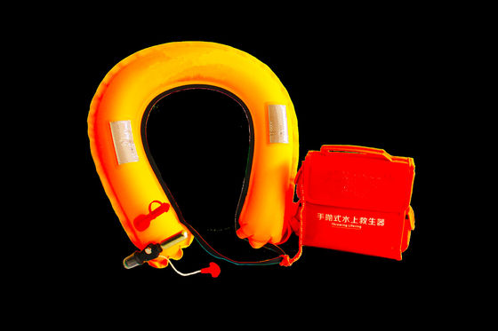 Lemparan tangan Peralatan penyelamatan air Lemparan inflatable Lifering