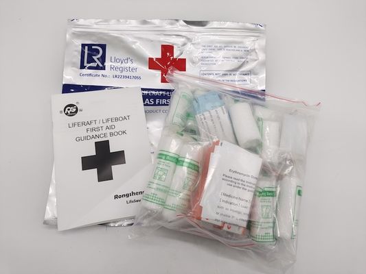 Kit pertolongan pertama yang disetujui oleh Lloyd's Register SOLAS untuk perahu penyelamat dan perahu penyelamat